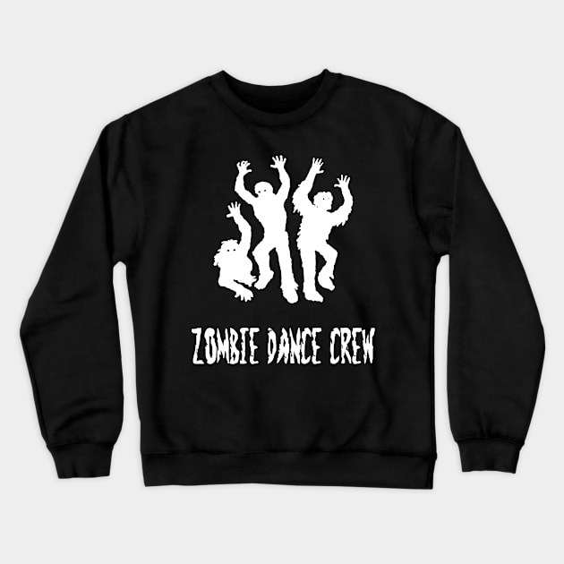 Zombie Dance Crew Dancing Zombies Crewneck Sweatshirt by StacysCellar